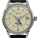 グランドセイコー Grand Seiko メカニカル GMT SBGM021(9S66-00A0) アイボリー ステンレススチール 自動巻き メンズ 腕時計
