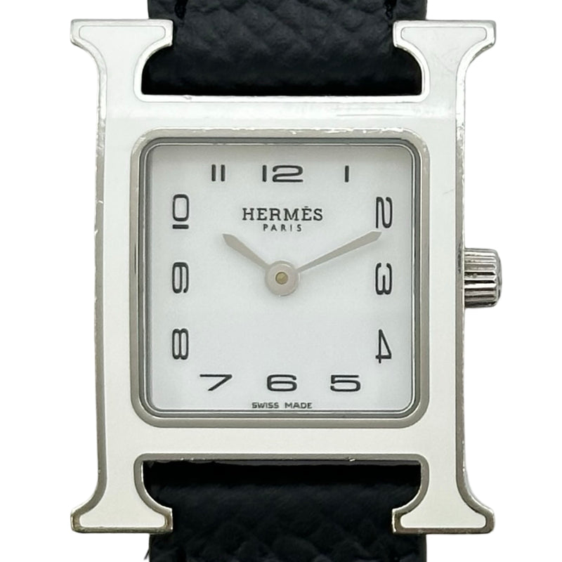 エルメス HERMES Hウォッチ HH1.220 ホワイト ステンレススチール