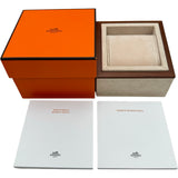 エルメス HERMES Hウォッチ HH1.235c ホワイトシェル ステンレススチール クオーツ レディース 腕時計