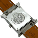 エルメス HERMES Hウォッチ HH1.235c ホワイトシェル ステンレススチール クオーツ レディース 腕時計