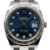 ロレックス ROLEX デイトジャスト41 126334G ブライトブルー ホワイトゴールド/ステンレススチール 自動巻き メンズ 腕時計