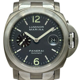 パネライ PANERAI ルミノール マリーナ PAM00091 グレー チタン 自動巻き メンズ 腕時計