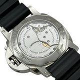 パネライ PANERAI ルミノール 1950 8デイズ GMT PAM00233 ブラック ステンレススチール 手巻き メンズ 腕時計
