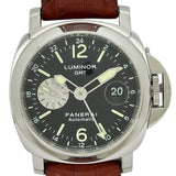 パネライ PANERAI ルミノール GMT PAM00088 ブラック ステンレススチール 自動巻き メンズ 腕時計