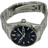 タグ・ホイヤー TAG HEUER カレラ キャリバー5 デイデイト WBN2010 ブラック ステンレススチール 自動巻き メンズ 腕時計