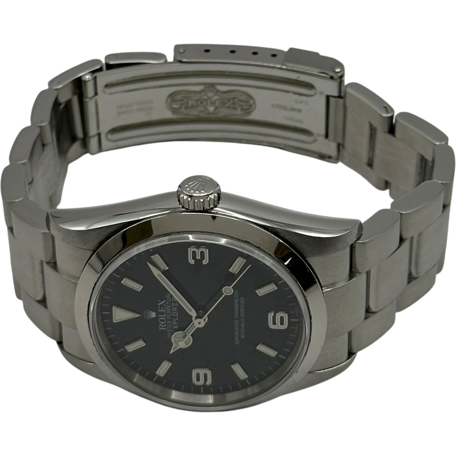 ロレックス ROLEX エクスプローラー1 114270 ブラック ステンレス 