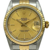ロレックス ROLEX デイトジャスト 68273 シャンパンゴールド ゴールド/ステンレススチール 自動巻き ボーイズ 腕時計