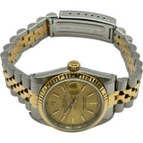 ロレックス ROLEX デイトジャスト 68273 シャンパンゴールド ゴールド/ステンレススチール 自動巻き ボーイズ 腕時計