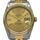 ロレックス ROLEX デイトジャスト 16233 ゴールド ゴールド/ステンレススチール 自動巻き メンズ 腕時計