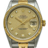 ロレックス ROLEX デイトジャスト 16233G シャンパンゴールド ゴールド/ステンレススチール 自動巻き メンズ 腕時計