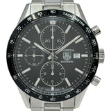 タグ・ホイヤー TAG HEUER カレラ クロノグラフ タキメーター レーシングスペシャル CV201E-1 ブラック ステンレススチール 自動巻き メンズ 腕時計