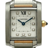 カルティエ Cartier タンクフランセーズ SM WE110004 シルバー ピンクゴールド/ステンレススチール クオーツ レディース 腕時計