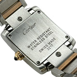 カルティエ Cartier タンクフランセーズ SM WE110004 シルバー ピンクゴールド/ステンレススチール クオーツ レディース 腕時計