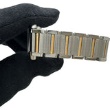 カルティエ Cartier タンクフランセーズSM W51007Q4 ホワイト ゴールド/ステンレススチール クオーツ レディース 腕時計