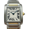 カルティエ Cartier タンクフランセーズSM W51007Q4 ホワイト ゴールド/ステンレススチール クオーツ レディース 腕時計