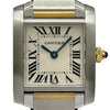 カルティエ Cartier タンク フランセーズ SM W51007Q4 シルバー ゴールド/ステンレススチール クオーツ レディース 腕時計