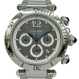 カルティエ Cartier パシャ ドゥ カルティエ クロノグラフ 41mm WSPA0027 グレー ステンレススチール 自動巻き メンズ 腕時計
