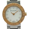 ブルガリ BVLGARI ブルガリブルガリ BBP23SG ホワイトシェル ピンクゴールド/ステンレススチール クオーツ レディース 腕時計