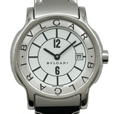 ブルガリ BVLGARI ソロテンポ ST29S ホワイト ステンレススチール クオーツ レディース 腕時計
