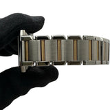 カルティエ Cartier タンクフランセーズ LM W51005Q4 アイボリー ゴールド/ステンレススチール 自動巻き レディース 腕時計