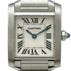 カルティエ Cartier タンクフランセーズ SM W51008Q3 アイボリー ステンレススチール クオーツ レディース 腕時計
