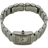 カルティエ Cartier タンクフランセーズ SM W51008Q3 アイボリー ステンレススチール クオーツ レディース 腕時計
