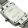 カルティエ Cartier タンクフランセーズ SM W51008Q3 アイボリー ステンレススチール クオーツ レディース 腕時計