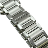 カルティエ Cartier タンクフランセーズ SM W51008Q3 アイボリー ステンレススチール クオーツ レディース 腕時計