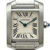 カルティエ Cartier タンクフランセーズ SM W51008Q3 アイボリー ステンレススチール クオーツ レディース 腕時計