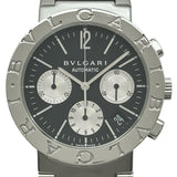 ブルガリ BVLGARI ブルガリブルガリクロノグラフ BB38SSCH ブラック ステンレススチール 自動巻き メンズ 腕時計