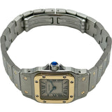 カルティエ Cartier サントス ガルベ SM W20012C4 アイボリー ゴールド/ステンレススチール クオーツ レディース 腕時計