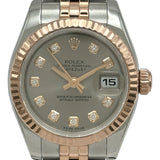 ロレックス ROLEX デイトジャスト26 179171G シルバー ピンクゴールド/ステンレススチール 自動巻き レディース 腕時計