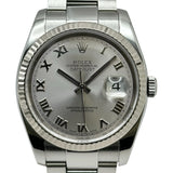 ロレックス ROLEX デイトジャスト 36 116234 シルバー ホワイトゴールド/ステンレススチール 自動巻き メンズ 腕時計