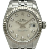 ロレックス ROLEX デイトジャスト26 179174G シルバー ホワイトゴールド/ステンレススチール 自動巻き レディース 腕時計
