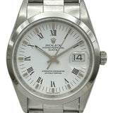 ロレックス ROLEX オイスターパーペチュアル デイト 15200 ホワイト ステンレススチール 自動巻き レディース 腕時計