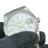 ロレックス ROLEX オイスターパーペチュアル デイト 15200 ホワイト ステンレススチール 自動巻き レディース 腕時計