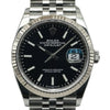 ロレックス ROLEX デイトジャスト 36 126234 ブラック ホワイトゴールド/ステンレススチール 自動巻き メンズ 腕時計