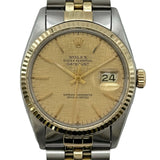 ロレックス ROLEX デイトジャスト 16013 ゴールド(モザイク) ゴールド/ステンレススチール 自動巻き メンズ 腕時計