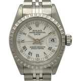 ロレックス ROLEX オイスターパーペチュアル デイト 69240 ホワイト ステンレススチール 自動巻き レディース 腕時計