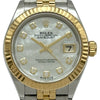ロレックス ROLEX デイトジャスト28 279173NG ホワイトシェル ゴールド/ステンレススチール 自動巻き レディース 腕時計