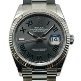 ロレックス ROLEX デイトジャスト 36 126234 スレート(ダークロジウム) ホワイトゴールド/ステンレススチール　 自動巻き メンズ 腕時計