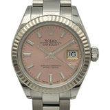 ロレックス ROLEX デイトジャスト 28 279174 ピンク ステンレススチール/ホワイトゴールド 自動巻き レディース 腕時計