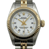 ロレックス ROLEX オイスター パーペチュアル 67193 ホワイト ゴールド/ステンレススチール 自動巻き レディース 腕時計