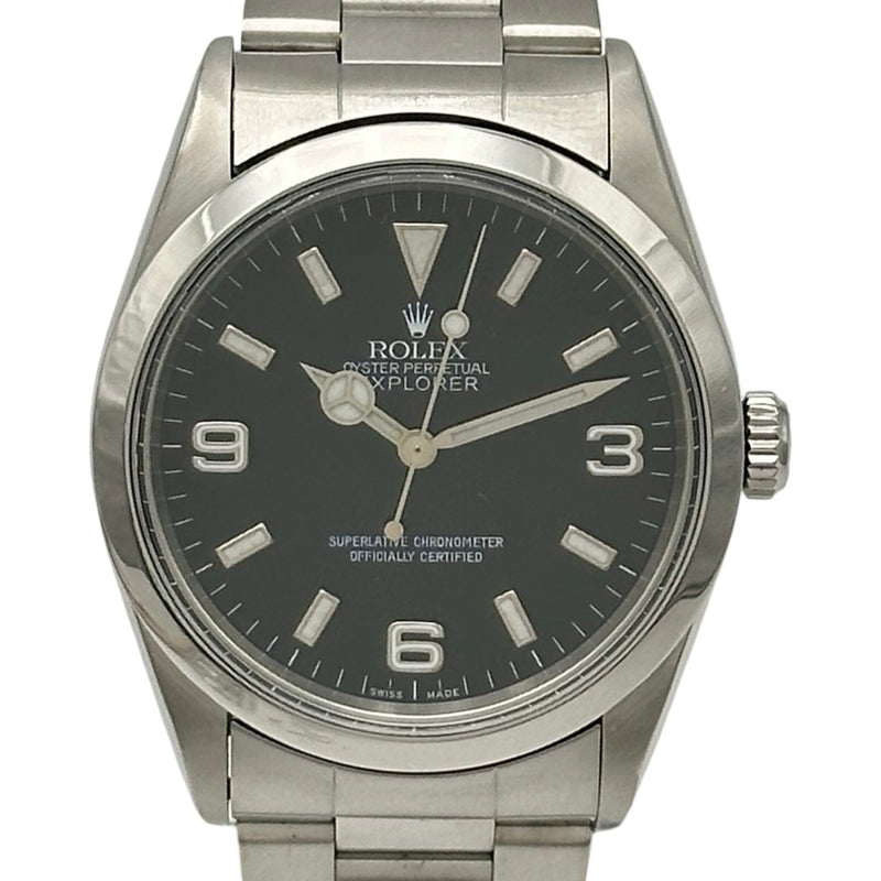 ロレックス ROLEX エクスプローラー1 14270 ブラック ステンレス