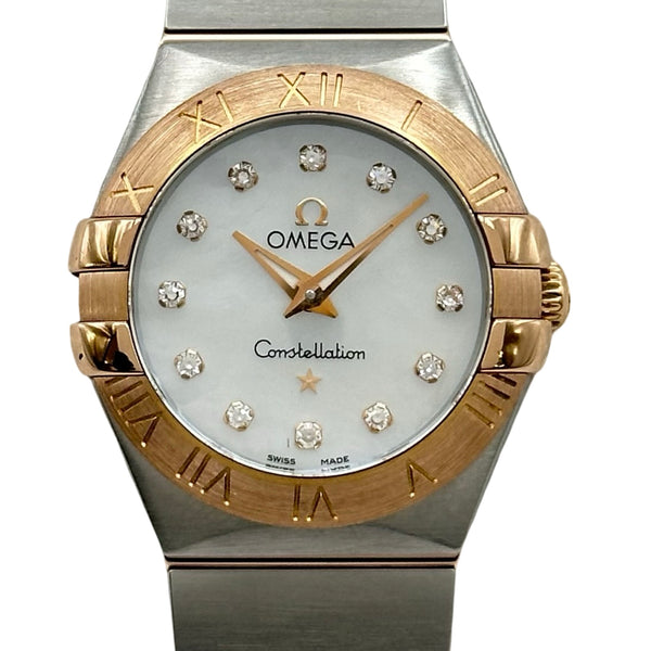 オメガ OMEGA コンステレーション ホワイトシェル ピンクゴールド