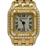 カルティエ Cartier ミニパンテール WF3141B9 アイボリー ゴールド クオーツ レディース 腕時計