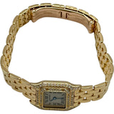 カルティエ Cartier ミニパンテール WF3141B9 アイボリー ゴールド クオーツ レディース 腕時計