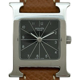 エルメス HERMES Hウォッチ HH1.210 ブラック ステンレススチール クオーツ レディース 腕時計