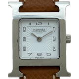 エルメス HERMES Hウォッチ HH1.210 ホワイト ステンレススチール クオーツ レディース 腕時計