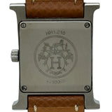 エルメス HERMES Hウォッチ HH1.210 ホワイト ステンレススチール クオーツ レディース 腕時計